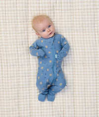 Long Sleeve Layer 1.0 TOG Petit Pretzel newborn lying