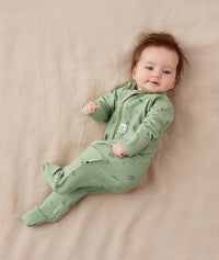 Long Sleeve Layer 2.0 TOG Willow newborn lying down