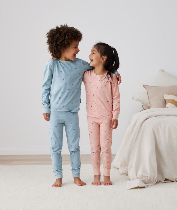Lspyjama Dragonflies Daisies Kids 2