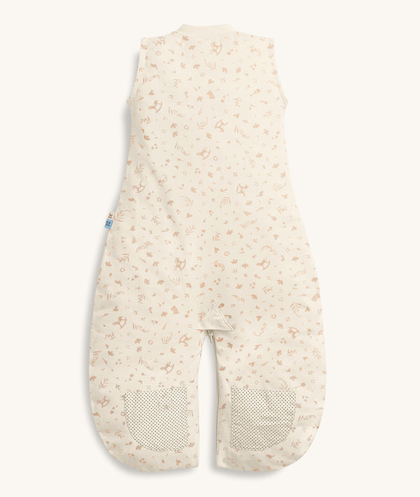 Back view of the ergoPouch Sleep Suit Bag 0.2 TOG with separate legs and foot grips.