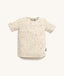 Cream patterned Short Sleeve Pyjama Top, made from soft, organic cotton that's gentle on skin.