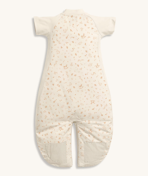 Back view of the ergoPouch Sleep Suit Bag 1.0 TOG with separate legs and non-slip grips.