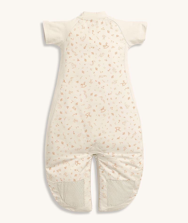 Back view of the ergoPouch Sleep Suit Bag 1.0 TOG with separate legs and non-slip grips.