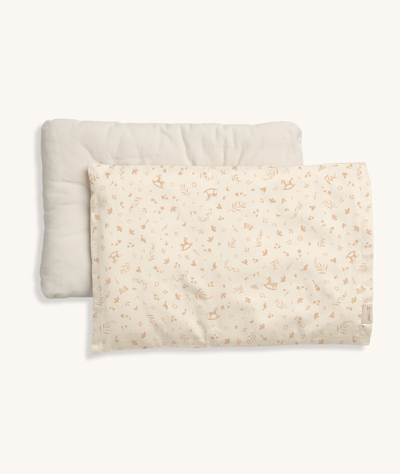 ergoPouch Organic Toddler Pillow and Case Lullaby