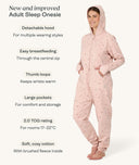 Adult Sleep Onesie Features