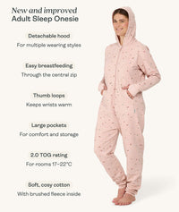 Adult Sleep Onesie Features