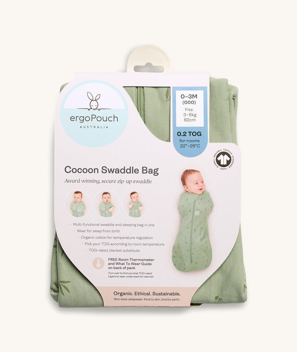 ergoPouch Cocoon Swaddle Bag 0.2 TOG packaging