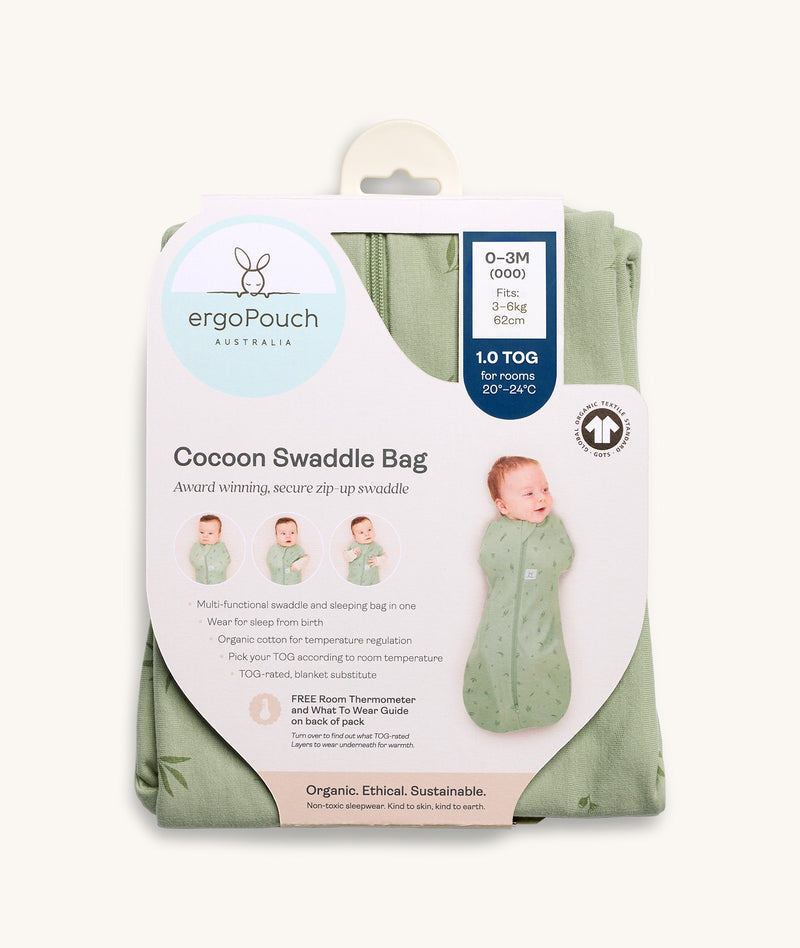 ergoPouch Cocoon Swaddle Bag 1.0 TOG packaging