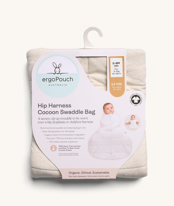 Hip Harness Cocoon Swaddle Bag 2.5 TOG Grey Marle