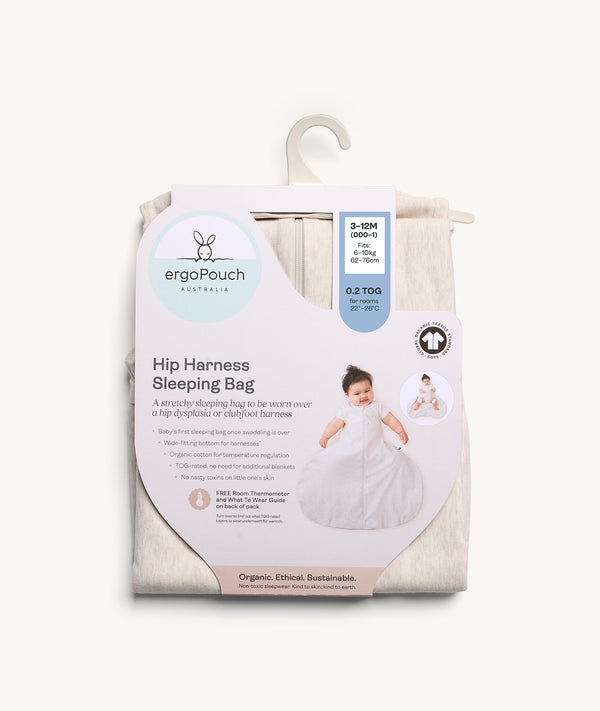 Hip Harness Jersey Sleeping Bag 0.2 TOG Grey Marle
