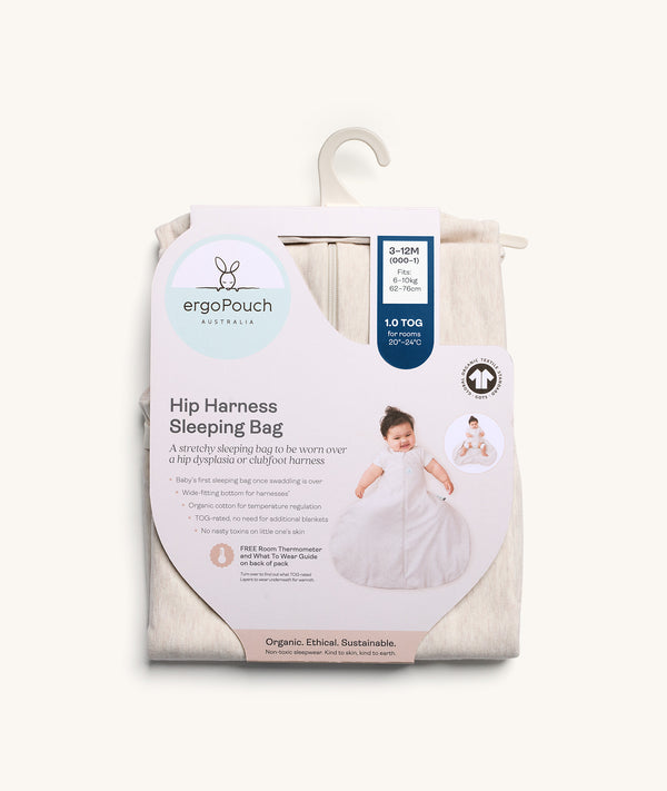 Hip Harness Jersey Sleeping Bag 1.0 TOG Oatmeal Marle
