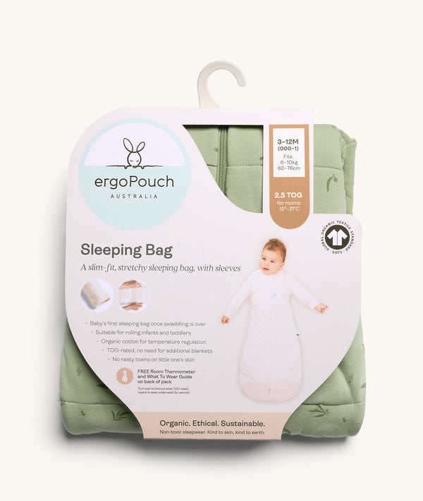 Sleeping Bag 2.5 TOG Sleeved Willow