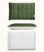 Quilted Pillowcase Hunter Stripe both sides