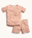 ergoPouch Short Sleeve Pyjamas in a two-piece set, featuring subtle elephant print.