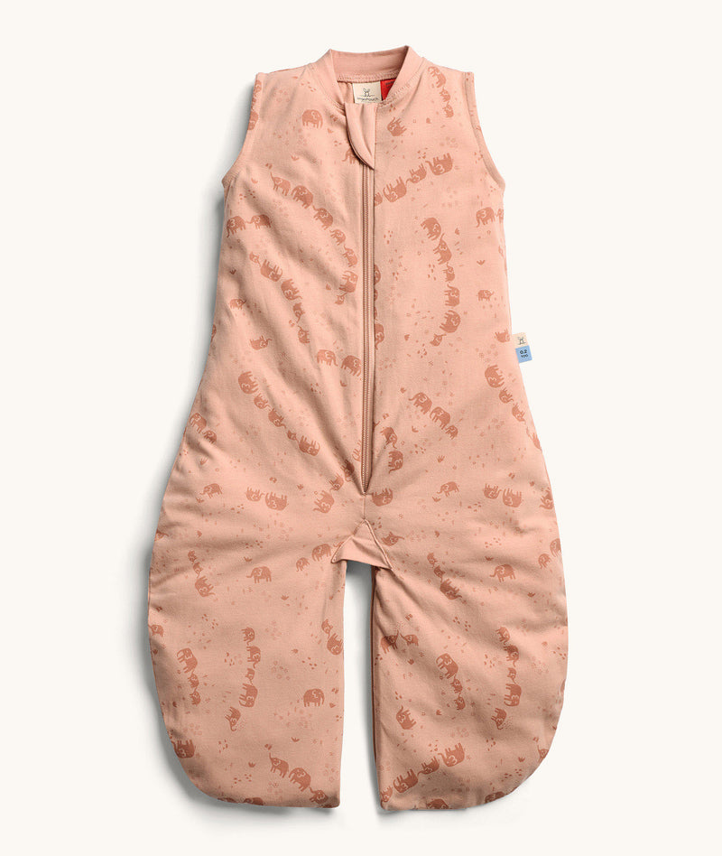 Product shot of ergoPouch Sleep Suit Bag 0.2 TOG in Elephant Parade