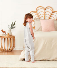 Sleep Onesie 0.2Tog Grey Marle Preschooler Back