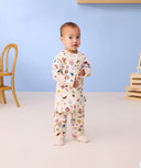 Sleep Onesie Bon Appetit toddler standing