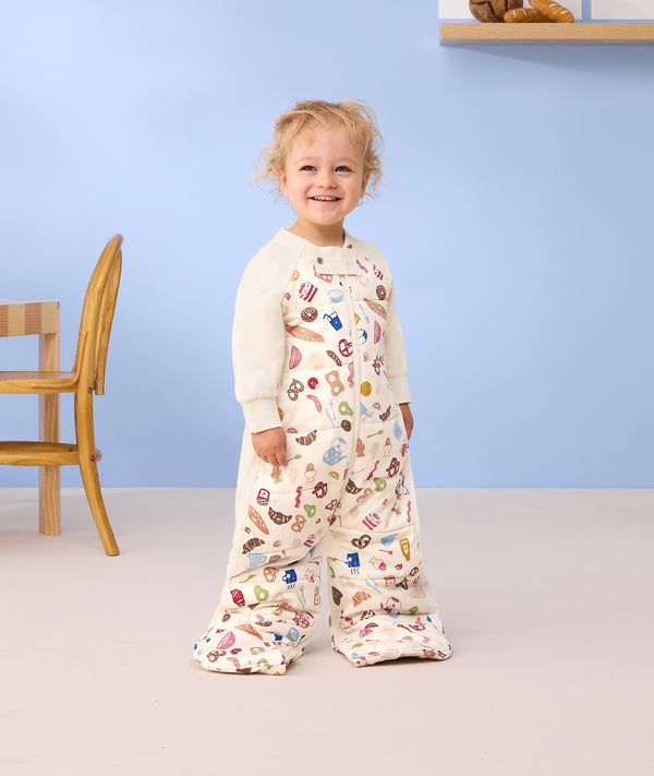 Sleep Suit Bag Bon Appetit Toddler standing