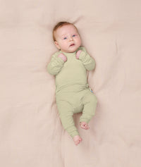 Stretch Base Long Sleeve Layer 0.2 TOG Matcha Newborn