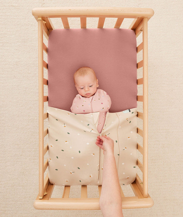 Tucksheet Bassinet Daisysprinkle Fittedsheet Rose Cocoon 1.0T Daisies 1