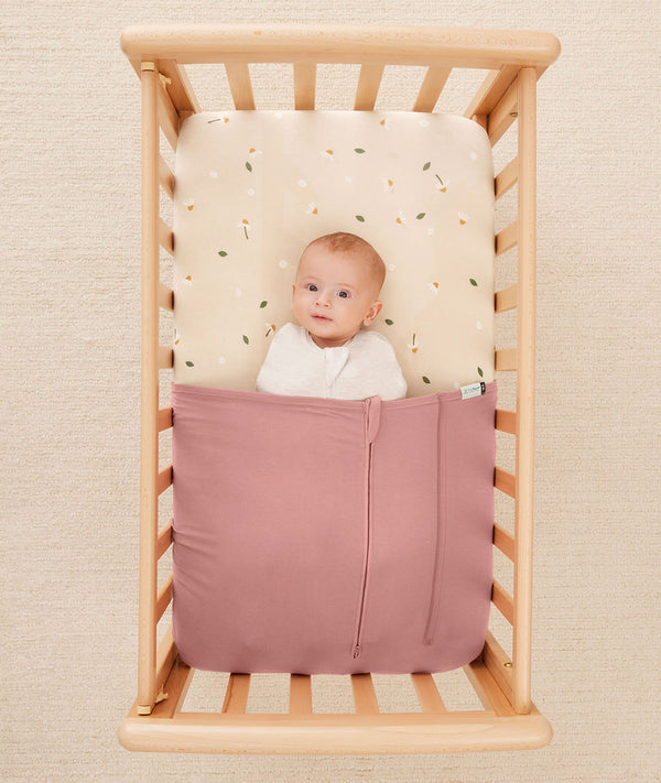 Tucksheet Bassinet Rose Fittedsheet Daisysprinkle Cocoon 1.0T Oatmeal