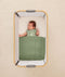 Tucksheet Bedside Moss Fittedsheet Caramelgrid Cocoon 1.0T Willow 2