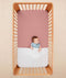 Tuck Sheet Cot Midnight Stripe Fitted Sheet Rose Cocoon 1.0T Dragonflies
