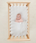 HugMe Blanket Midnight Stripe bassinet