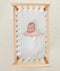 HugMe Blanket Midnight Stripe bassinet