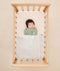 Tuck Sheet Bassinet Midnightstripe Fitted Sheet Caramel Grid Cocoon 2.5T Willow