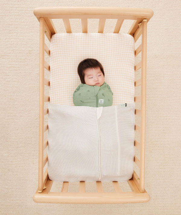 Tuck Sheet Bassinet Midnightstripe Fitted Sheet Caramel Grid Cocoon 2.5T Willow