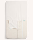 HugMe Blanket Caramel Grid unzipped