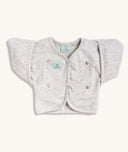 Butterfly Cardi Grey Marle 1