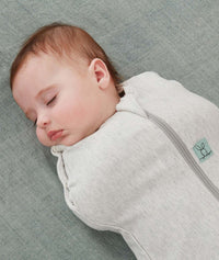 Cocoon Swaddle Bag Greymarle Sleeping Swaddled 1