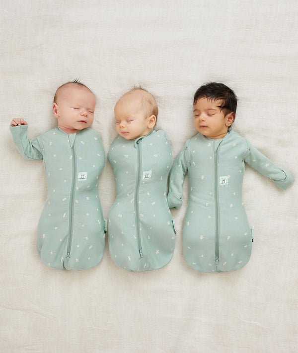 Cocoon 1.0Tog Sage Prem Three Sleeping Arms Out