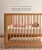 Lyra Convertible Cot feature. Made with 100% natural beechwood