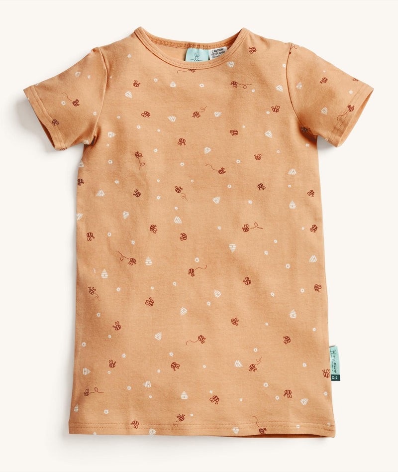Gardenparty Ss Sleepshirt Honeybee