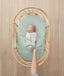Tuck Sheet Bassinet Sage Cocoon Greymarle 4