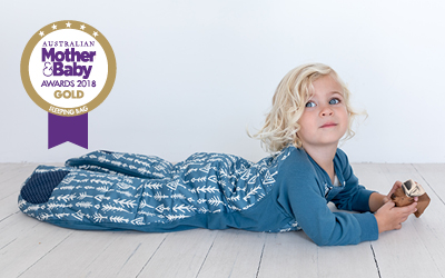 Gold - Sleeping Bag (AU) Australian Mother & Baby Awards 2018 Sleep Suit Bag