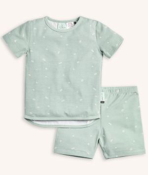 ergoPouch Short Sleeve 0.2 TOG Pyjamas Sage for Summer