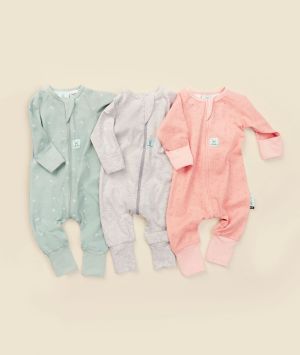 3 Pack Long Sleeve Rompers 1.0 TOG by ergoPouch