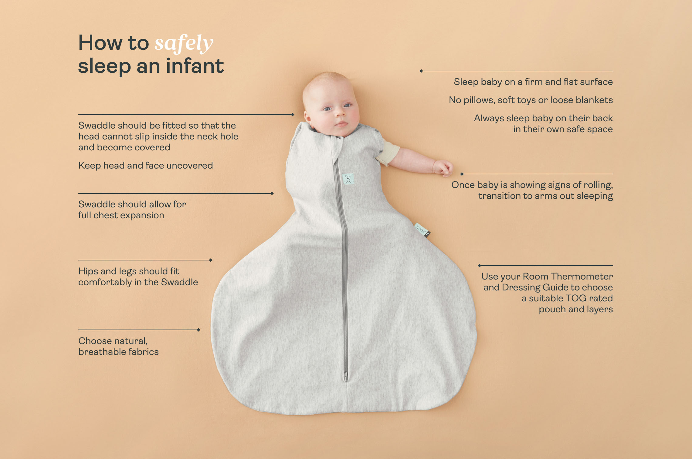 How to safely sleep a baby with hip dysplasia