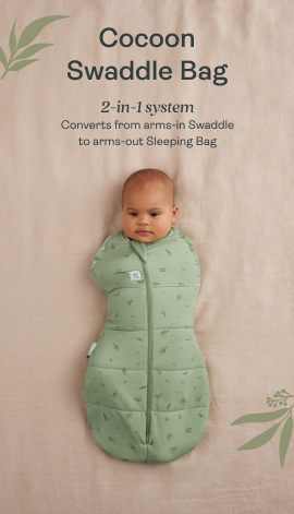AW24 Swaddle transitions to a Sleeping Bag
