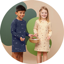 Long Sleeve pyjamas best for Toddlers and Preschoolers who are showing signs of self-dressing and/or toilet-training.