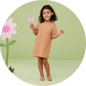 Short Sleeve pyjamas best for Toddlers and Preschoolers who are showing signs of self-dressing and/or toilet-training.
